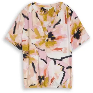 Tom Tailor Blusenshirt Big Abstract Flower Print Rosa S