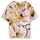 Blusenshirt Big Abstract Flower Print Rosa S