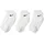 Everyday Cushioned Ankle Socken 3er Pack Weiß L