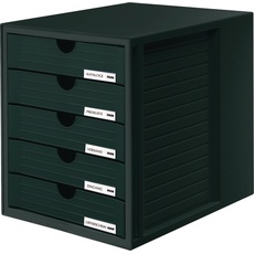 Bild Systembox Schubladenbox schwarz 1450-13