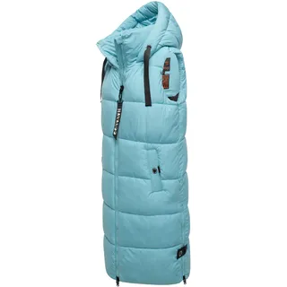 Steppweste NAVAHOO "Steppweste Schnuffelchen", Damen, Gr. S, blau (sky blau), Obermaterial: 100% Polyester PES.  Futter: 100% Polyester PES. 100% Polyester PES., Westen Steppweste