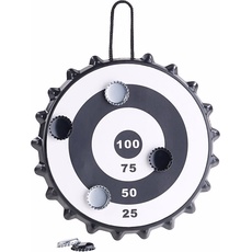 Bild Magnetisches Kronkorken-Dartspiel mit 6 Kronkorken, Ø 24 cm, Dart Zubehör