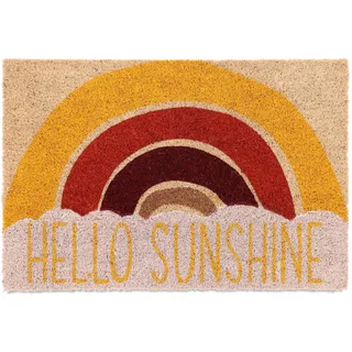 Relaxdays Hello Sunshine 40 x 60 cm Mehrfarbig