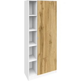 borchardt Möbel Dolly Garderobenschrank 76 x 35 x 185 cm weiß