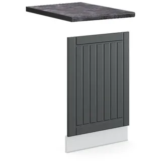 Vicco Unterschrank Frontblende Fame-Line 45 x 67,4 x 1,6 cm Anthrazit