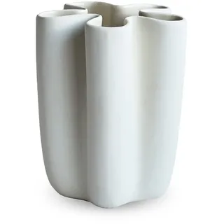 Cooee Design Tulipa Vase 20cm Linnen, Keramik, Tulpenvase, Leinenfarbe, W: 12, L: 12, H: 20 cm, HI-059-01-LN