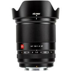 VILTROX 13mm f/1.4 F1.4 XF Autofokus Objektiv Ultraweitwinkel APS-C AF Objektiv Kompatibel für Fujifilm X-Mount Kamera X-Pro2 X-Pro3 X-E3 X-E4 X-A10 X-A3 X-A5 X-A7 X-S10 X-T20 X-T3 X-T4 X-T1 X-E2S