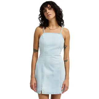 Jeanskleid BILLABONG "Jade Saltwashed", Damen, Gr. M, blau misty, Obermaterial: 100% Baumwolle., Kleider Jeanskleid