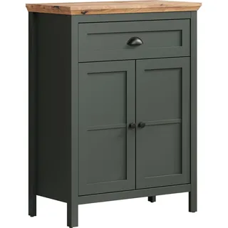 trendteam Stanton 77 x 102 x 39 cm grün / Eiche