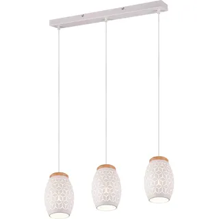 Trio Bidar 3-flg. 15 cm rund weiß matt