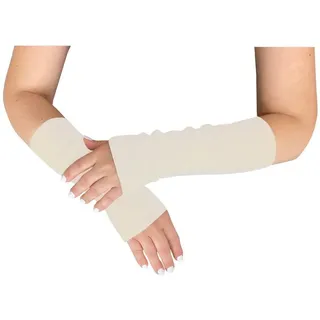 wobera Angora Stulpen mit 45% 1 P weiss Unisex