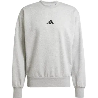 adidas Essentials Fleece Sweatshirt Grey Heather/Black M