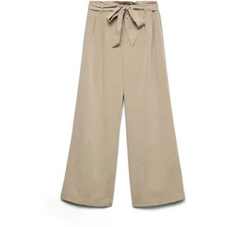 Vero Moda Sydney Paperbag Ankle Hosen Beige S 32