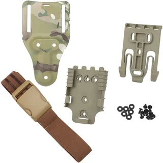 Schnellverschluss-Set, QLS 22 19 Gürtelschlaufe, Adapterbasis, Schnellverschlussschnalle
