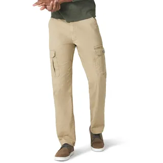 Wrangler Herren Jeans Cargo Pant, Relaxed Fit, Straight Leg, Ulmenholz, 33W / 34L