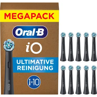 Oral-B iO Ultimative Reinigung Aufsteckbürste schwarz 10 St. 