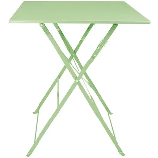Bolero Square Pavement Style Klapptisch 60 x 60 x 71 cm Hellgrün