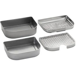 Weber Grillschale 24,5 x 33 cm Edelstahl silber