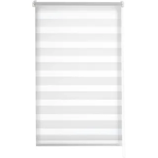 Estoralis | VERAL | Modernes Design-Doppelrollo ohne Werkzeug | Doppelter Stoff, Tag und Nacht | Grau | 70 x 150 cm. (Breite/Höhe) Stoffgröße 67 x 150 cm. | Rollos für Fenster und Türen