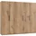 Drehtürenschrank Level 36A 250 x 216 x 58 cm Braun