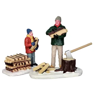 Lemax - Stacking Firewood, Set