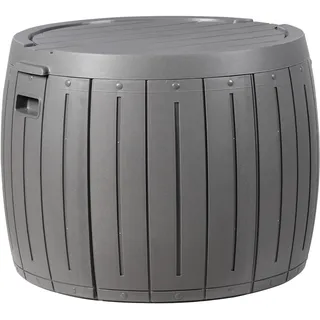 Beliani Auflagenbox 56 x 56 x 47 cm Grau