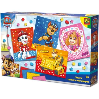 SES Creative Paw Patrol Ich lerne Farben und Formen Bastelset