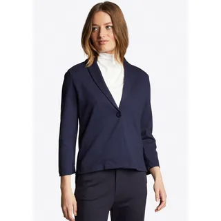 Rich & Royal Jerseyblazer, mit 1-Knop-Verschluss, blau