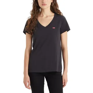 Levi's Perfect V-Neck T-Shirt Rot/Schwarz M