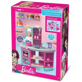 Grandi Giochi GG00525, Neue Barbie Küche, 106 cm, Mehrfarbig