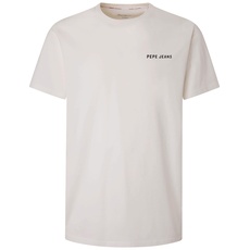 Pepe Jeans Herren Rakee T-Shirt, White (White), XS