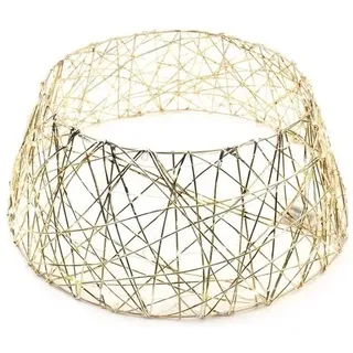 Mercury Baumständer Weihnachten CHRISTMAS Mit Lichtern Gold (68cm)