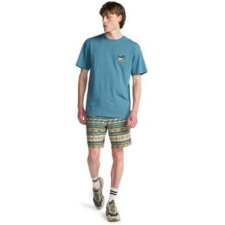 T-Shirt BILLABONG "Rockies", Herren, Gr. M, blau (vintage blau), Obermaterial: 100% Baumwolle., Shirts T-Shirt
