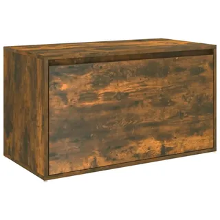 Flurbank 80x40x45 cm Räuchereiche Holzwerkstoff