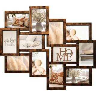 Rahmen , Kupferfarben , Kunststoff , quadratisch , 52x60x2.4 cm , Bilder & Rahmen, Bilderrahmen, Bilderrahmen & Fotorahmen