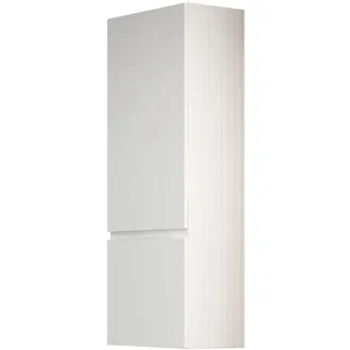 Kibath Urban Badmöbel zum Aufhängen, weißes Hochglanz-Finish, hergestellt aus Holz, groß