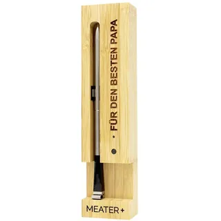 MEATER Weihnachts-Edition Der beste Papa\ Grillthermometer Holz