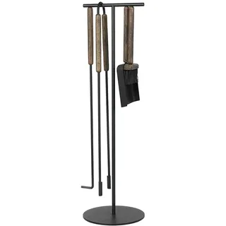 Blomus Ashi Kaminbesteck Dunkelbraun One Size