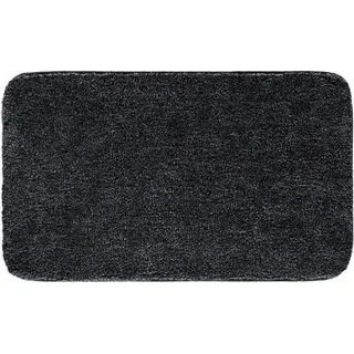 Grund Badteppich , Anthrazit , Textil , Abstraktes , rechteckig , 60x100 cm , Oeko-Tex® Standard 100, Made in Europe , rutschfest , Heimtextilien, Badtextilien, Badematten