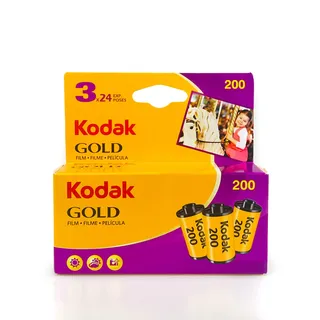 Kodak Gold 200 135/24 Farbfilm 3er-Pack (6033971)