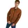Fake Suede Jacke Cognac S