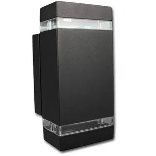 KANLUX Außenwandleuchte Aluminium 235,0 cm IP44 GU10 schwarz