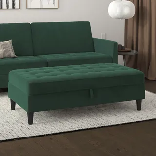 dorel home »Presley« Polsterhocker mit Stauraum, frei im Raum stellbar, Sitzhöhe 43 cm,
