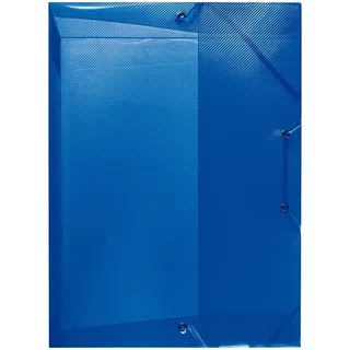 Herlitz Heftbox DIN A4 40 mm transluzent Blau