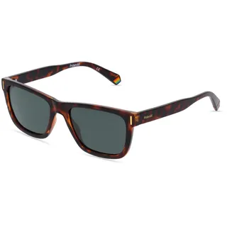 Polaroid Pld 6186/s 086/UC HAVANA Sunglasses Unisex Polycarbonate, Standard, 54