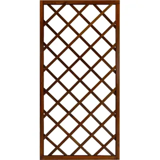 Sichtschutzzaun-Element Nancy Braun 180 cm x 90 cm