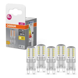 Osram LED-Lampe G9 30W warmweiß 5 St.