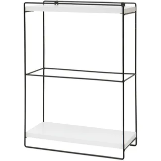 MCW Wandregal Weiß , Holz , 35x50x17 cm , Wohnzimmer, Regale, Wandregale