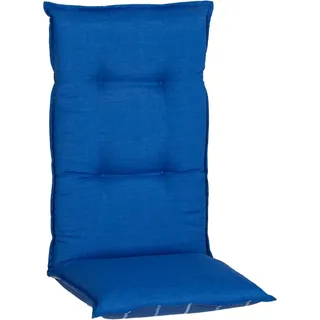 Beo Hochlehner-Saumkissen Tovarnik Turin 120 cm x 48 cm x 8 cm Blau Gestreift