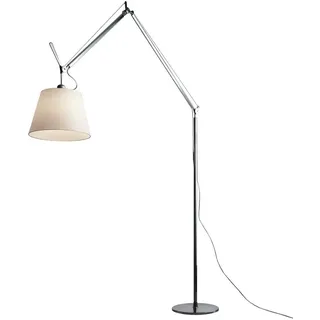 Stehleuchte Tolomeo Mega Artemide grau, Designer de Lucchi & Fassina, 186xmax. 327 cm